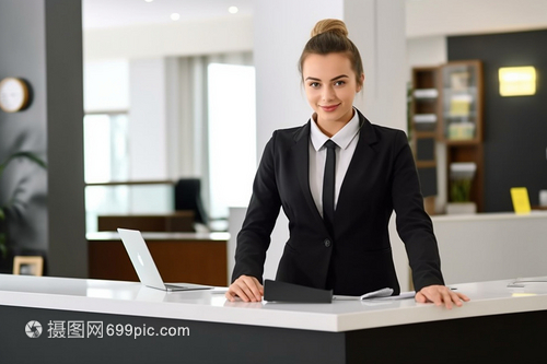 公司前台接待人员 商务服务的核心守护者